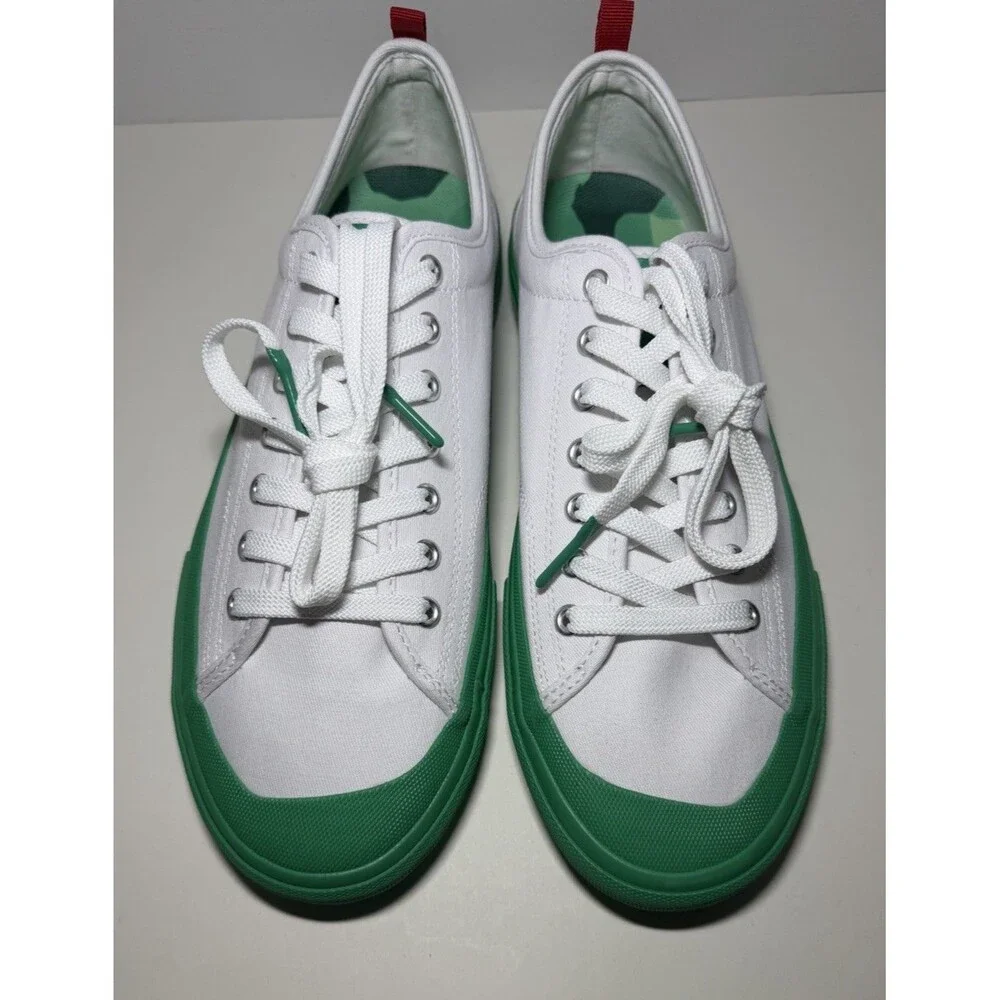 Chick-fil-A Sweet & Spicy Sriracha Sneakers Men's‎ 11 White Green Canvas Shoes